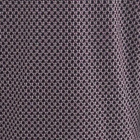 NWT Tahari Slim Fit Purple Geometric Casual Button Down S/S Shirt. Size L - Picture 4 of 8